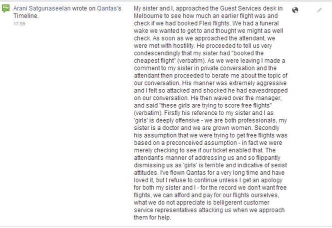 Qantas Complaint